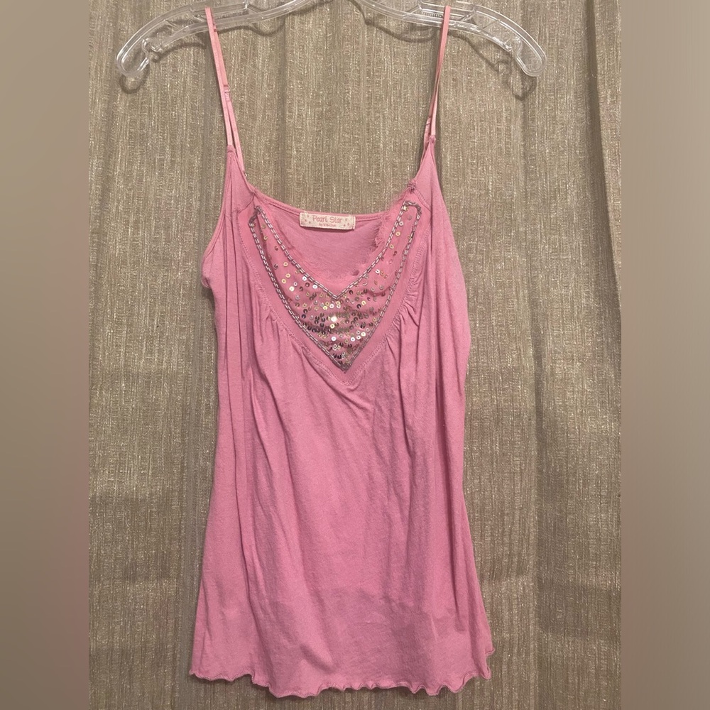 Pearl Star by 976 Clue strap blouse